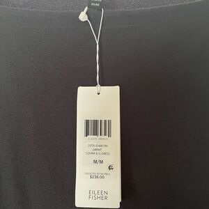 Eileen Fisher Asymmetrical Dress in Gray